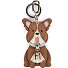  Corgi Brelok do kluczy Skóra 5 cm Model toni brandy