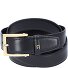  Skórzany pasek biznesowy Model black | 105 cm
