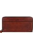  Destressed Portfel Ochrona RFID Skórzany 19 cm Model rusty orange