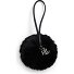  Skórzany brelok do torebki, 23 cm Model black