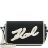 KARL LAGERFELD ESSENTIALS Torba na ramię 22 cm Model black-white KARL LAGERFELD ESSENTIALS Torba na ramię 22 cm Model black-white