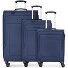 Zestaw walizek na 4 kółkach Melbourne 3.0, 3-częściowy, z elastycznym zagięciem Model dark blue Zestaw walizek na 4 kółkach Melbourne 3.0, 3-częściowy, z elastycznym zagięciem Model dark blue