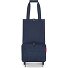  Składany wózek na zakupy 66 cm Model twist navy