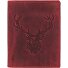  Vintage Wallet Stag Leather 9,5 cm Model rusty red