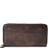  Destressed Portfel Ochrona RFID Skórzany 19 cm Model teak brown