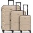  Edition 01 4 kółka Zestaw walizek 3-części z plisą rozprężną Model beige
