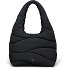  Wavy Puffer Shopper Bag 40 cm Model black