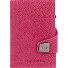  Click & Slide Etui na karty kredytowe Ochrona RFID Skóra 6.5 cm Model fuchsia-silver