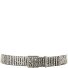 Pasek z brokatem Model silver shiny | 115 cm Pasek z brokatem Model silver shiny | 115 cm