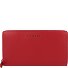  Mira Portfel Ochrona RFID Skórzany 19 cm Model rot