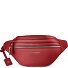  Skórzana saszetka na pasek z podwójnym zamkiem, model „Bologna”, do noszenia na ramię, 25 cm Model red