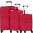  Travel Line 4000 Zestaw walizek na 4 kółkach 3szt. Model pink