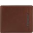  Eluxe Veg Portfel Ochrona RFID Skóra 10.5 cm Model dark brown