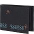  New Cryptan Portfel Ochrona RFID 8.5 cm Model schwarz-jumping-jack cyan