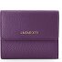  Bologna Leather Portfel Skóra 12 cm Model purple
