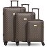 Palermo 4 kółka Zestaw walizek 3-części Model Dark Brown Palermo 4 kółka Zestaw walizek 3-części Model Dark Brown