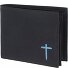  New Cryptan Portfel Ochrona RFID 12 cm Model schwarz-freedom cross cyan