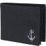  New Cryptan Portfel Ochrona RFID 12 cm Model schwarz-freedom anchor grey