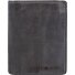  Vintage Washed Leather Wallet 10 cm Model anthrazite
