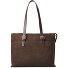  Nubuck Torba na ramię Skóra 40 cm Komora na laptopa Model mocca