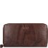  Donna Aurona Wallet RFID Leather 19 cm Model dunkelbraun