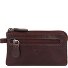  Arezzo Key Case Leather 11 cm Model braun