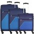  Sky Surfer 4 kółka Zestaw walizek 3-części Model navy-blue
