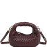  Greta Micro weave Torba Skóra 20 cm Model aubergine