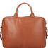  Skórzana aktówka z przegrodą na laptopa 39 cm Model cognac