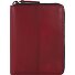  Destressed Portfel Ochrona RFID Skórzany 13 cm Model deep red