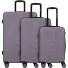  4 kółka Zestaw walizek 3-części Model grey fume