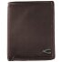  Vegas Wallet Leather 10 cm Model braun