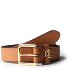  Logo Pas Skórzany Model classic caramel | 75 cm