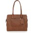  Skórzana torba na ramię Carisma RFID z przegrodą na laptopa 38 cm Model cognac