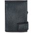  Etui na kartę kredytową RFID skórzane 7 cm Model schwarz-türkis