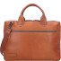  Rock Flint Teczka Ochrona RFID Skórzany 41 cm Komora na laptopa Model cognac