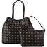  Emelie Shopper Bag 40 cm Model espresso logo