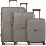 Eco Edition 02 4 kółka Zestaw walizek 3-części z plisą rozprężną Model cappuccino Eco Edition 02 4 kółka Zestaw walizek 3-części z plisą rozprężną Model cappuccino