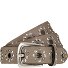  Pasek z ćwiekami Skóra Model taupe | 85 cm