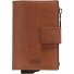 Loreto C-Four Etui na karty kredytowe Ochrona RFID Skórzany 7 cm Model darkbrown Loreto C-Four Etui na karty kredytowe Ochrona RFID Skórzany 7 cm Model darkbrown