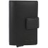  F3 c-dwa etui na karty kredytowe RFID skóra 6,5 cm Model black