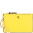 Zip Card Portfel z kluczem Skórzany 13 cm Model lemon daffodil