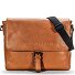  Memphis Briefcase Messenger Skórzany 32 cm Model cognac