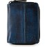 Destressed Portfel Ochrona RFID Skórzany 10.5 cm Model navy blue