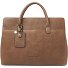  Carisma Shopper Bag Ochrona RFID Skórzany 41 cm Komora na laptopa Model cognac