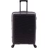 1700 4 kółka Walizka 68 cm z plisą rozprężną Model black