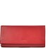  Silk Portfel Ochrona RFID Skóra 18.5 cm Model rot