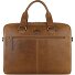  Gold Brain Briefcase Leather 35 cm Laptop Compartment Model cognac