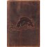  Skórzane etui na dokumenty 12 cm Model karpfen