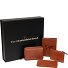  Portfel Ochrona RFID Skórzany 11.5 cm Pudełko na prezenty Model cognac